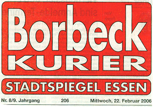 Presseartikel vom 22.02.2006 aus dem Borbeck Kurier